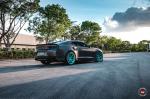 Chevrolet Camaro Matte Black on Vossen Wheels (S21-01) 2019 года